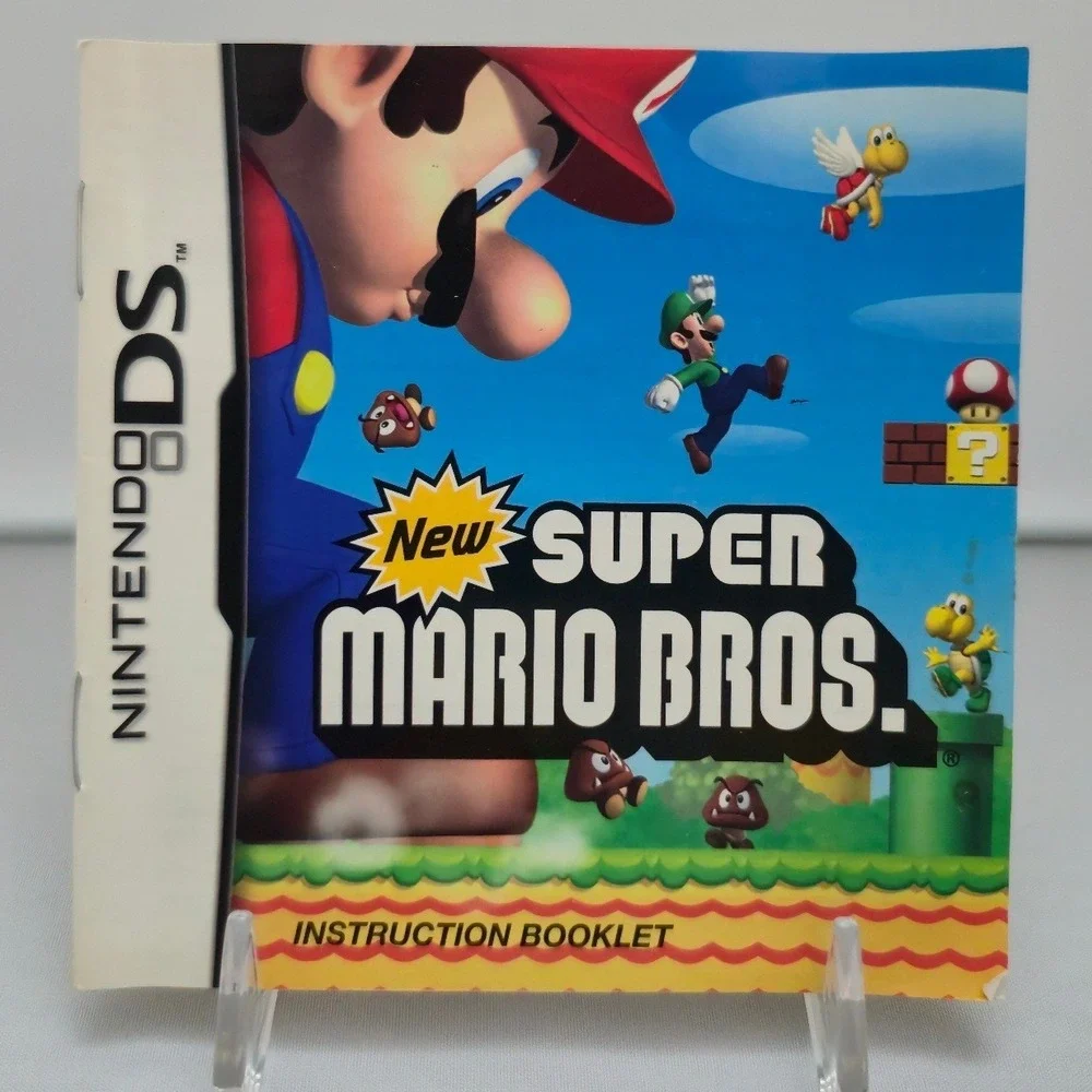 New Super Mario Bros‎ - Nintendo DS - Authentic Complete CIB Tested Very Clean